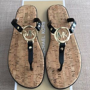 NEW black Michael Kors sandals Size 9